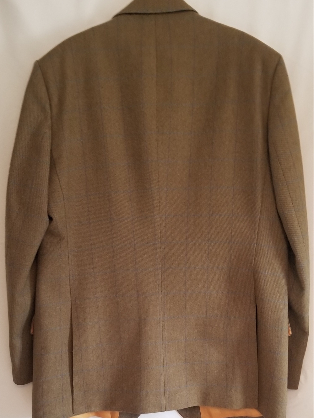 C.D. Rigden & Son Men's Brown Tweed Blazer Three-Button 48L - Picture 2 of 6
